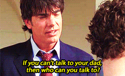 adam brody,peter gallagher,the oc,celebrities,photoset,seth cohen,be mine,i wish sandy cohen was my dad