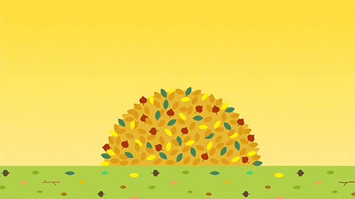 autumn,leaves,hey duggee,the acorn badge,cbeebies