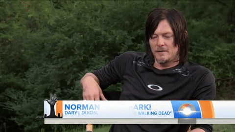 norman reedus,the walking dead,today show,daryl dixon
