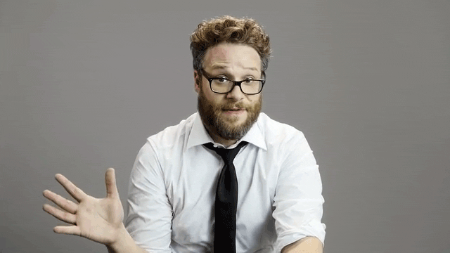 seth rogen,arguing,proving a point