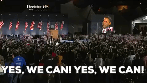yes we can,barack obama,obama,victory speech 2008,election night 2008,yes we can yes we can