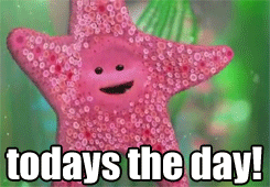 finding nemo,todays the day,pixar,happy,the tank is clean,excited,peach,starfish