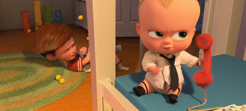 boss baby,talk,dreamworks,surprise,baby,talking,phone,boss,brother,toys,brothers,control,tim,spy,caught,sneaky,damage