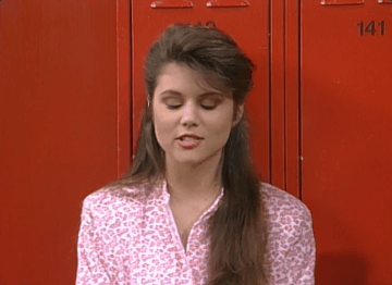 Kelly kapowski saved by the bell GIF.