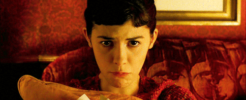 amelie,movie,sad,eating,eat your emotions,eat your feelings,audrey tatou,comfort eating