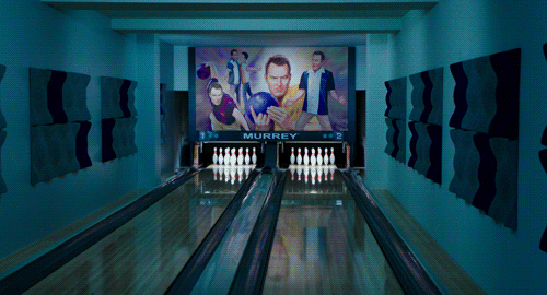 megan mullally,movie,film,comedy,painting,bryan cranston,bowling,bowling alley,why him,my ghd