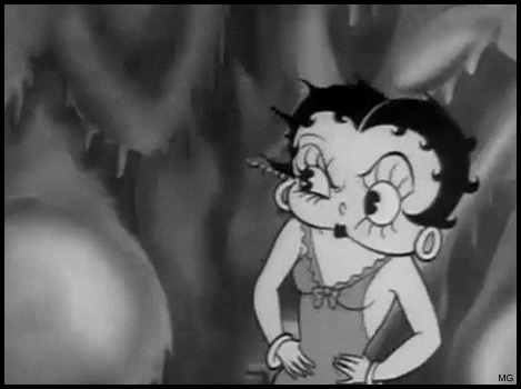 Betty boop animation GIF.