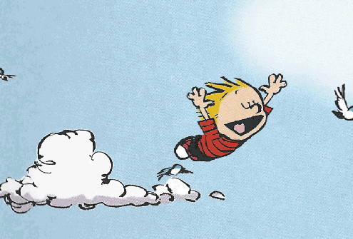 freedom,calvin and hobbes,birds,spring,calvin,flying,animation,free,fly
