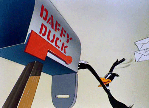 mail,daffy duck