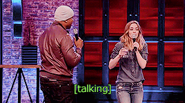 anne hathaway,lip sync battle,emily blunt,ebluntedit,those are 540px s btw so im sorry if theyre blurry on 500px dashboards and blog themes,this is so much better than the wrecking ball scene imo,ahathawayedit