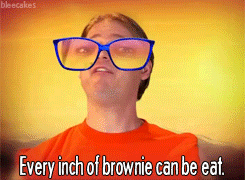 funny,comedy,tim and eric,glasses,eat,tim heidecker,eric wareheim,tim and eric awesome show great job,brownie,brownie mountain