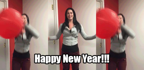 GIF,GIFs,funny GIFs,new year,happy new year,balloons,party down south...