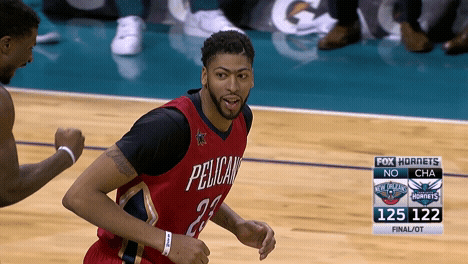 basketball,sports,nba,wink,davis,winking,new orleans pelicans,anthony davis,pelicans,the brow,no pelicans,slow mo wink,slow motion wink
