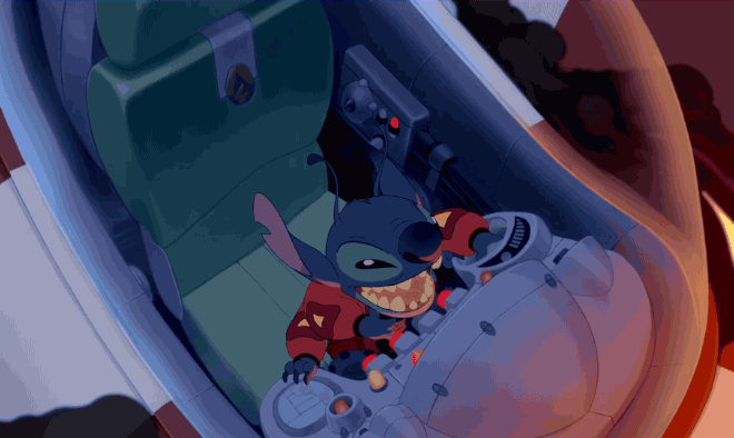 experiment 626,disney,cute,space,lilo and stitch,stitch,spaceship,concept art,final frame,space chase