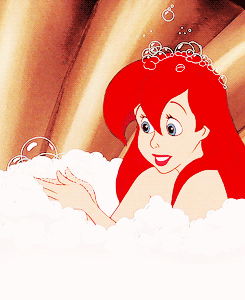 the little mermaid,ariel,disney,bath,bubbles