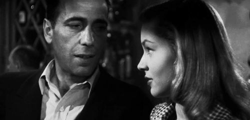 40s,1944,films,my edit,old hollywood,humphrey bogart,lauren bacall,betty,to have and have not,classic cinema,bacall,bogart,bogie and baby