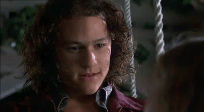 10 things i hate about you,smile,heath ledger,reactionsmile