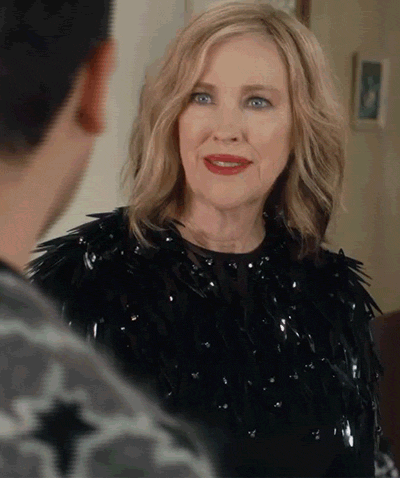 moira rose,schitts creek,disappointed,moira,schittscreek,funny,comedy,look,ouch,damn,embarrassed,cbc,canadian,condescending,queen moira,catherine ohara
