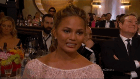 blank stare,concerned,reaction,oscars,academy awards,stare,chrissy teigen,apahm,no comment,asian american and pacific islander heritage month