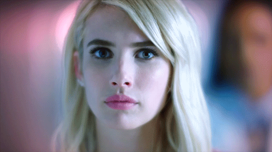 emma roberts,mad,scream queens,chanel oberlin,scream queens season 2,scream queens fox,chanel 1,chanel oberlin sass,chanel mad,emma roberts chanel,chanel scared,chanel oh hell no
