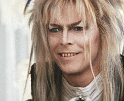 smiling,david bowie,labyrinth,reactions