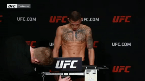 anthony pettis,ufc,mma,ufc206,ufc 206,weigh in,pettis,overweight,over weight