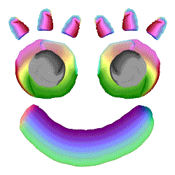 rainbow,smiley,transparent,happy,smile,3d,psychedelic,bright,colourful,gutlesswonder