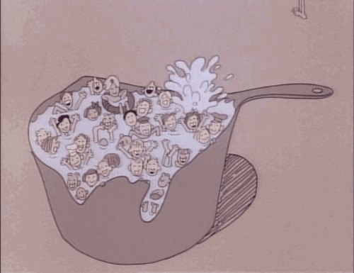 melting pot,vintage television,the great american melting pot,television,vintage,cartoon,america,4th of july,july 4th,happy 4th of july,schoolhouse rock