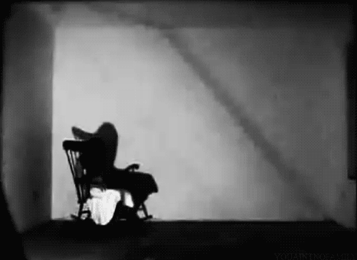 rocking chair,horror movie,scared,white dress,horror,dark,scream,devil
