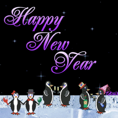 happy new year,new years eve,new year,new,penguin,kisses,happy new year 2014,penguin kisses