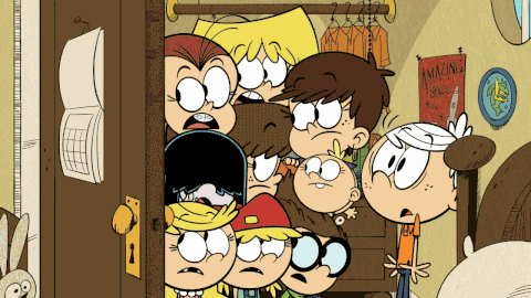 the loud house,scared,upset,nickelodeon,screaming,yelling