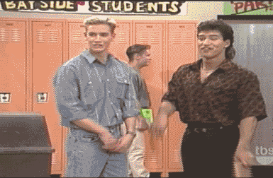 Saved by the bell zack GIF.