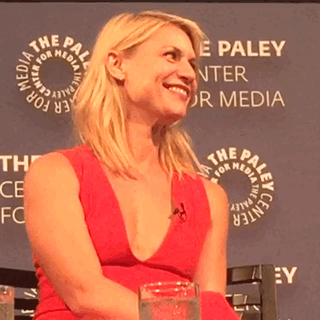 smile,showtime,smiling,claire danes,homeland,paley center,paleyfest ny