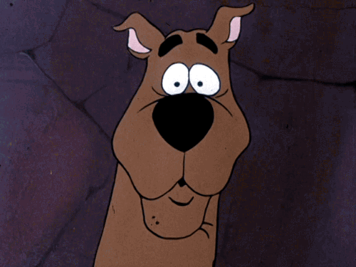 Animated GIF: scooby doo television vintage.