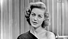 shows,50s,lauren bacall,1953,lb,whats my line,betty bacall