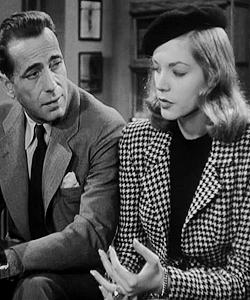 humphrey bogart,lauren bacall,old hollywood,40s,1946,classic cinema,bacall,the big sleep,bogart,bogie