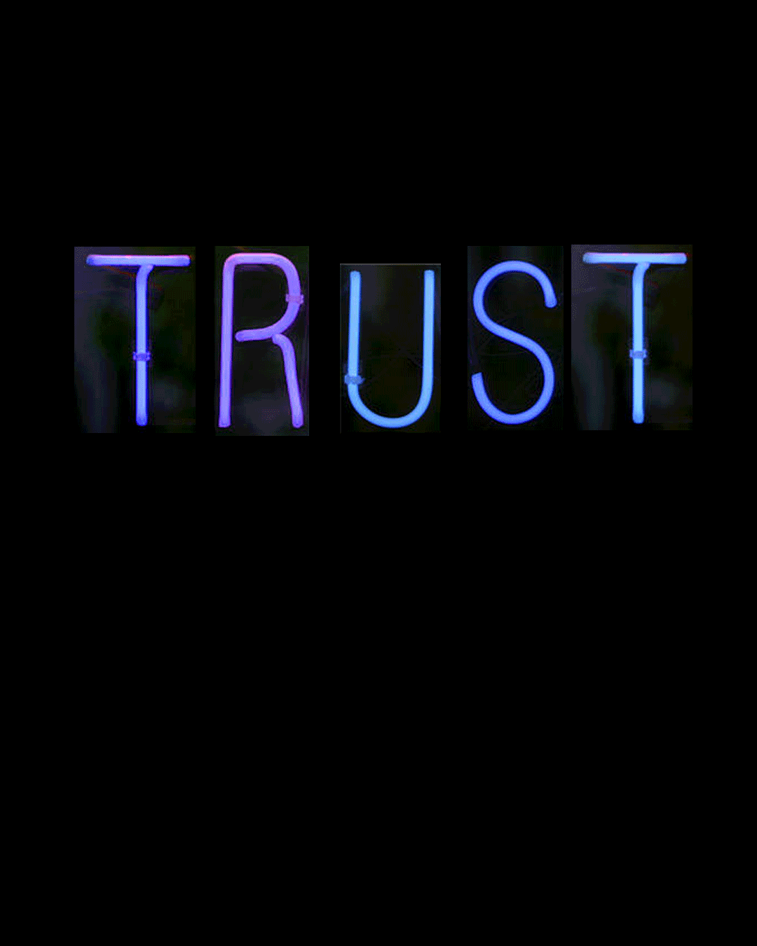 neon,trust,trust no one,neon sign,art,blink,no one