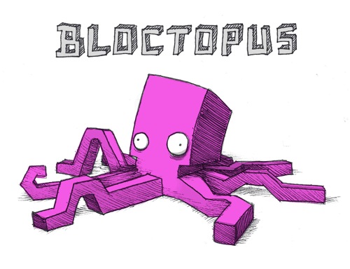 animals,3d,octopus,blocks,dximage,dxdrawing