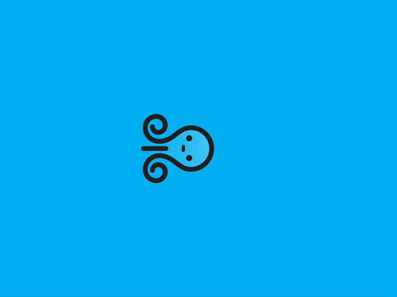 art,blue,swimming,octopus