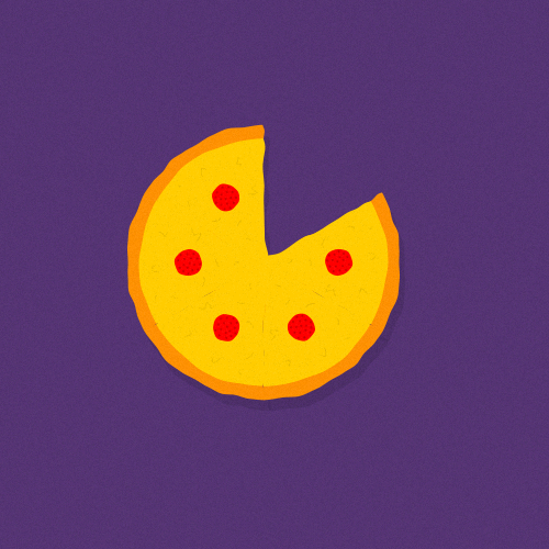 loading icon,slices,pizza