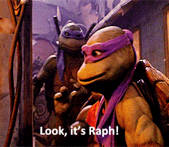 teenage mutant ninja turtles,turtles,raphael being tied to a pole,tv,movies,tmnt,the secret of the ooze,rescue attempt