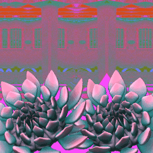 surreal,los angeles,artists on tumblr,glitch,psychedelic,pink,abstract,net art,california,teeth,sarah zucker,brian griffith,plants,internet art,flora,cybrfm,90s internet,glitcheapp,succulents,art,the current sea