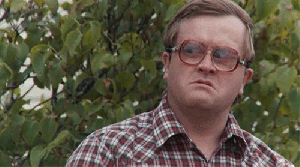 suspicious,trailer park boys,confused,wut,huh,bubbles,que,side eye,wha