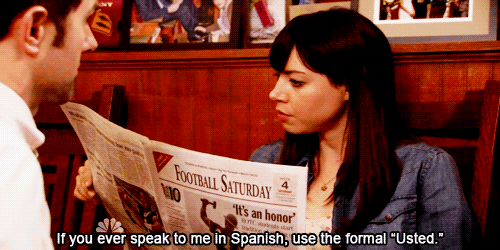 parks and recreation,tv show,aubrey plaza,april ludgate,spanish