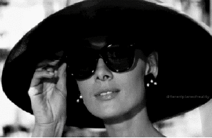 beauty,hollywood,black and white,vintage,audrey hepburn,60s,glamour,movie star