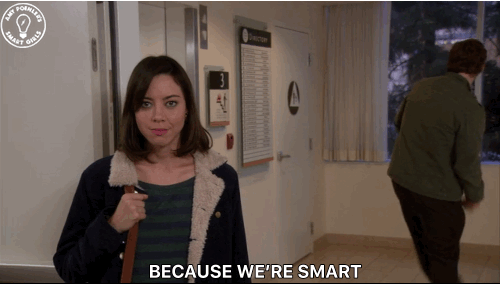 andy dwyer,funny,lol,parks and recreation,parks and rec,chris pratt,smart,aubrey plaza,april ludgate,because were smart
