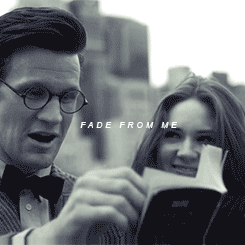 doctor who,amy pond,11,eleven,amy x eleven,dw spoilers,the time of the doctor,otp i remember you,earlymorningechoes made this,brotp read to me,the colouring is weird because i forgot flux was on,caitlin spams all the tags today because reasons