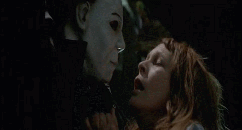 Michael myers scary evil GIF.
