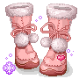 winter boots,transparent,fashion,graphics,kawaii,pixel,request,shoes,moving,seasons,snowflakes
