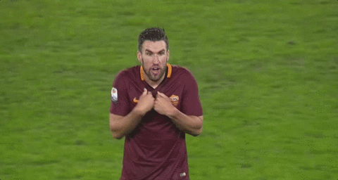 reaction,soccer,reactions,shocked,surprised,roma,as roma,strootman,kevin strootman,what,who me